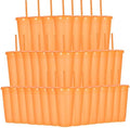 Suertestarry Tumbler with Straw and Lid,Water Bottle Iced Coffee Travel Mug Cup,Reusable Plastic Cups,Perfect for Parties,Birthdays… (Orange, 36 pack) by Suertestarry