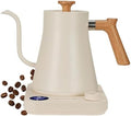 Electric Gooseneck Kettle, 1200W, 900ml Capacity, Stainless Steel Interior, Keeps Warm, Auto Shut-Off, Digital Display, Real-time Temperature Control by Unknown