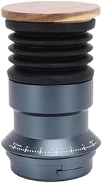 Coffee Grinder Single Dose Bean, Silicone Bellow Blower, and Featured Wood Lid for Anti Waste Grinding by Yechiry