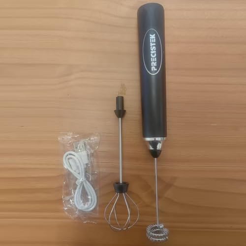Rechargeable Handheld Milk Frother, 2-in-1 Electric Coffee Frother - Image 2
