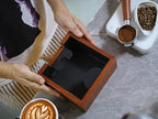 Espresso Knock Box Rosewood Portafilter Tamping Stand - Image 2