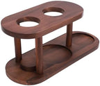 Asixxsix Pour Over Coffee Station Coffee Dripper Stand, Wooden Drip Station Pour Over Maker Stand Filter Holder, Wood Bar Organizer - Image 7