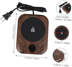 Electric Mug Warmer with Smart Temperature Control and 4 Heat Settings, Oversized Heating Panel and Colorful Ambience Light, Cord, for Coffee and Tea at Home or Desk - Image 2