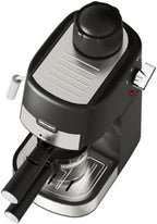 SECPOEDR3.5Bar Espreeso Machine 4-Cup Compact Coffee Maker Silver Black by FOLLOWUS
