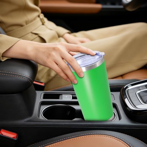 20oz Tumbler Insulated Tumblers Vacuum Coffee Mug with Lid Green 12Pack - Image 7