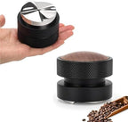 51/53/58.35mm Coffee Tamper Walnut Wood Cap Adjustable Depth Coffee Distributor Calibrated Espresso Tamper Coffee Accessories(51mm) - Image 4
