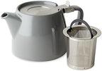 FORLIFE Stump Teapot with SLS Lid and Infuser, 18-Ounce, Gray - Image 2