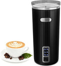 Electactic Milk Frother, 6-in-1 Electric Milk Steamer, 8.5oz/250ml Automatic Warm and Cold Foam Maker and Milk Warmer for Latte, Cappuccinos, Macchiato, From the Makers of Instant 400W, Black by Electactic