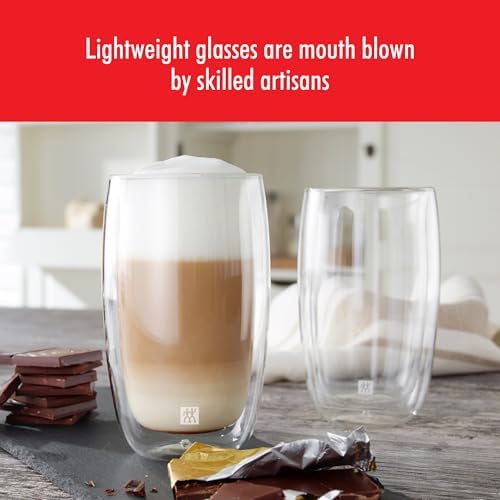 ZWILLING Sorrento 8-pc Double-Wall Glass Latte Cup Set - Image 4