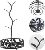 GANAZONO Xmas Coffee Mug Holder with Storage Tray Tree Stand for Counter - Image 7
