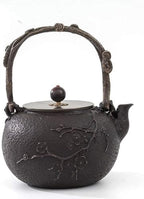 Cast Iron Tetsubin Teapot 1.2L Handmade Large Iron Kettle With Copper Lid & Stainless Steel Infuser, Rust-Resistant - Image 2