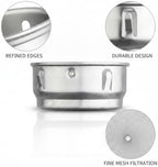 Stainless Steel Tea Infuser for Loose Leaf - Fine Mesh Strainer Fits Mugs & Cups (1.5-1.77 Inch Diameter) - Image 6