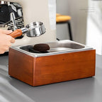 Coffee Knock Box with Quiet Silicone Bar for Coffee Bar Accessories - Image 5