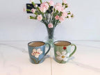 rockgoldbug Ceramics 12oz Coffee mugs set of 4,cups,Underglaze Technique - Image 5
