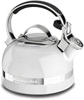 KitchenAid KTEN20SBWH 2.0-Quart Kettle with Full Stainless Steel Handle and Trim Band - White by Unknown
