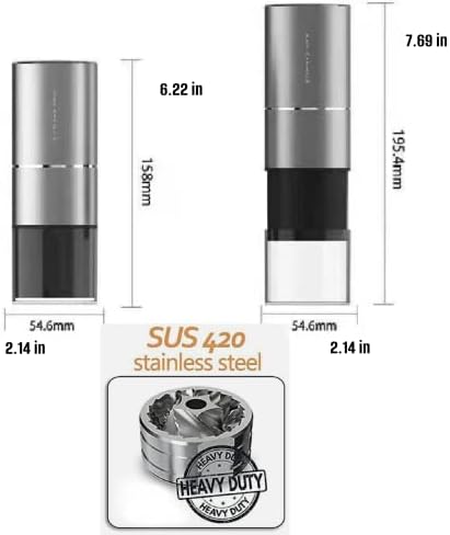 Electric Burr Coffee Grinder with Multi Grind Settings, Portable Small Conical Stainless Steel Precision Forged Burr Grinder for Coffee Beans, Spices and More, USB Rechargeable - Image 6
