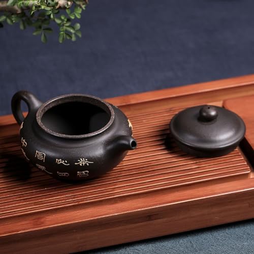 Tea Pots For Loose Tea Tea Party Afternoon Tea Tea Set Handmade Purple Clay Pot Tea Room Teapot Office Conference Room Teapot Tea Infuser Pot - Image 5