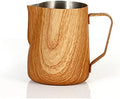 Gravy Boat 300/600ml Graining Stainless Steel Frothing Pitcher Pull Flower Cup Espresso Coffee Jug Milk Frothers Mug Coffee Tools Sauce Jug (Size : 300ml) by Unknown