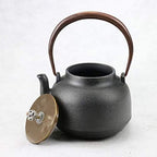 SGSG Japanese Tetsubin Tea Kettle Old Iron Pot Cast Iron Pot Iron Teapot 1200ml - Image 5