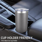 20 oz Tumblers Bulk Stainless Steel Tumbler with Lid, 12 Pack - Image 6