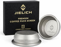 58mm Titanium Precision Espresso Basket, Premium Coffee Filter Basket for Even Extraction and Reduced Channeling, Barista Grade Espresso Upgrade, Fits Most 58mm Portafilters (Silver) by JUELICH