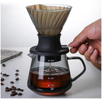 Immersion Dripper Coffee Maker Set Glass 02 Dripper Pour Over Coffee Making Set Immersion Dripper Switch Drip Coffee Accessories(Coffee Dripper-Green) - Image 7