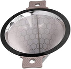 Cone Shaped Stainless Steel Strainer, Double Ear Coffee Tea Filter, Fine Mesh Cone Infuser for Loose Leaf Tea Coffee Powder Milk Tea with Heat Handle for Home - Image 7