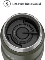 THERMOS Stainless King Vacuum-Insulated Travel Tumbler, 16 Ounce, Army Green (Pack of 4) - Image 3