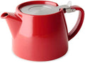 FORLIFE Stump Teapot with SLS Lid and Infuser, 18-Ounce, Red by Unknown