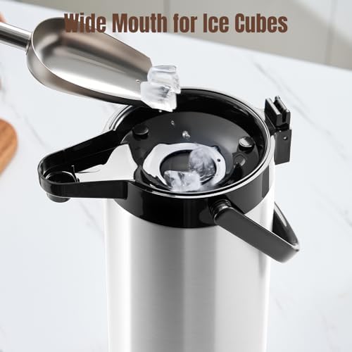 PARACITY Coffee Carafe With Pump, Stainless Steel Airpot Drink Dispenser - Image 5