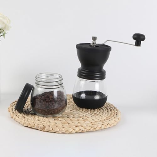 Garneck Manual Hand Coffee Bean Grinder Wear-resistant Burr Mill for Home Office Use Portable Compact Coffee Grinder with Consistency Easy to Clean and Travel-friendly Design - Image 5