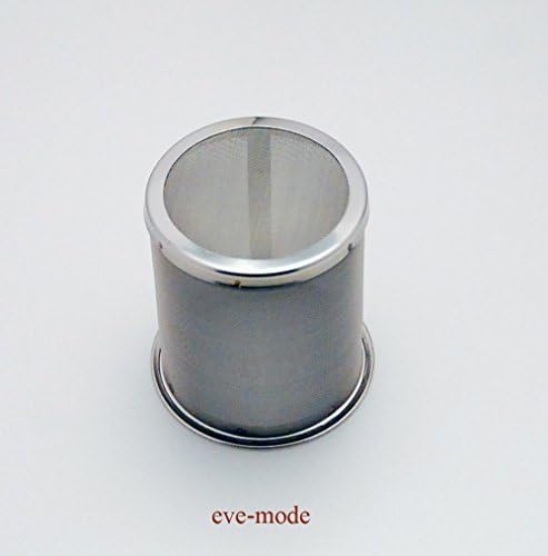 eve-mode 18-8 stainless steel tea strainer cylindrical type 58-70 size 58mm depth 70mm extra fine 80 mesh - Image 2