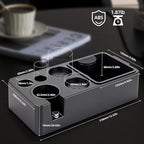 ShanSon Espresso Tamping Station for 51,53,54&58mm Portafilters,Tamper, Distributor, ABS espresso machine accessories with Built-in Detachable Knock Box & Tool Holder Rectangle - Image 2
