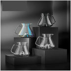 Pour Over Coffee Maker 600ml Coffee Server Glass Coffee Dripper for Home Brewing Kitchen Accessories(600ml Transparent) - Image 4
