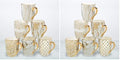 Matrix Gold Porcelain Coffee&Tea Mug Set – Premium Fine Porcelain w/ Elegant Gold-Plated Finish(not microwave safe)Luxury Drinkware-Everyday Dining,Entertaining&Special Occasions,16 Ounces (Pack of 2) by CERTIFIEDINTERNATIONAL