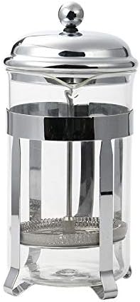 French Press Coffee Maker Filter Press Pot - 21.5*11cm - Silver - Coffee, Tea - Individual and Group Use - Image 2