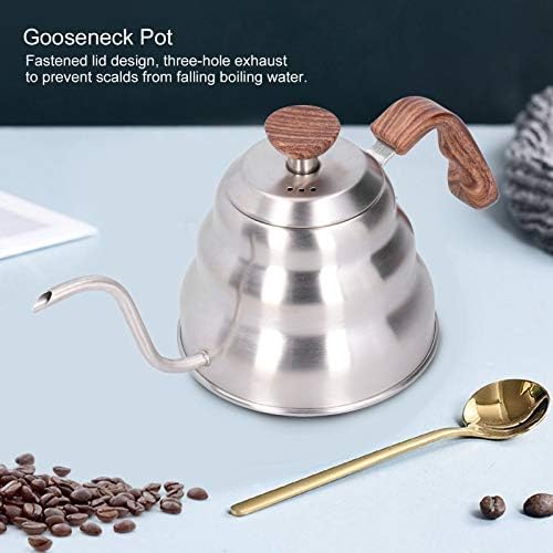 Stainless Steel pour Over Coffee Tea Kettle Gooseneck Spout Pots Kitchen Appliances, Gooseneck Electric Kettle for Tea, Coffee - Image 4