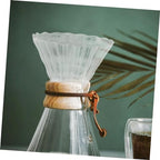 Mipcase 6pcs Coffee Strainer Dripper Glass Material Heat Resistant Large Funnel Easy Cleaning for Families Restaurants Hotels - Image 5