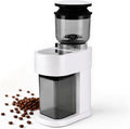Electric Conical Burr Coffee Bean Grinder,with adjustable 52 settings,White by Unknown