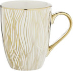 Matrix Gold Porcelain Coffee&Tea Mug Set – Premium Fine Porcelain w/ Elegant Gold-Plated Finish(not microwave safe)Luxury Drinkware-Everyday Dining,Entertaining&Special Occasions,16 Ounces (Pack of 2) - Image 5