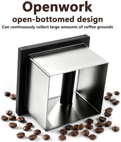 Espresso Knock Box,Built-in Desktop Stainless Steel coffee knock box - Image 5