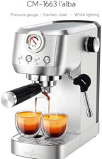 MAttinata 1663L Espresso Machine 20 Bar, 10mm Steam Wand for Milk Frother - Image 2