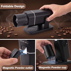 Electric Burr Coffee Grinder, Conical Burr Coffee Bean Grinder with 75 Settings, Rechargeable Espresso Grinder, Pour-Over, Drip & French Press, Portable & Easy to Clean - Image 5