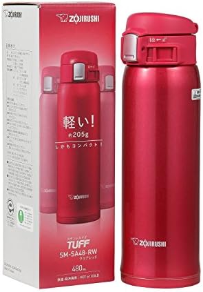 Zojirushi SM-SA48RW Stainless Steel Mug, 16-Ounce, Clear Red - Image 5