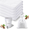 200 Pack 20" x 20" Thickened Commercial Cold Brew Coffee Bags Bulk with Drawstring Disposable Coffee Filters Bags for 5 Gallon Buckets and Commercial Model Cold Brew Makers by Yoojahow