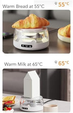 Mug Warmer for Coffee, Cup Warmer for Desk with 4 Heat Settings, Night Light, Electric Beverage Plate for Candle, Milk, Tea, Hot Chocolate Office Home - Image 6