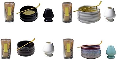 Matcha Tea Whisk Set, Traditional Tools (Purple suit) - Image 2