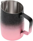 banapoy Stainless Steel Coffee Milk Frothing Pitcher, 450ml (Gradient Pink) by Facilitateyourlife