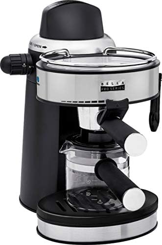 Bella - Pro Series Espresso Machine with 5 bars of pressure and Milk Frother - 8 ounces, Stainless Steel - Image 3