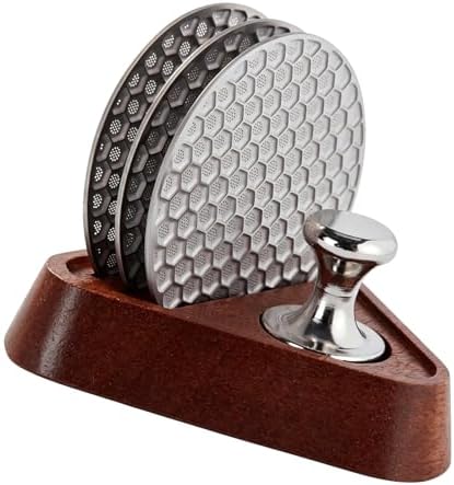 ordinarYone 3Pcs 53.3Mm Puck Screen with Wooden Base for Portafilter Meshes Coffee Filter for Espresso Portafilter Basket Espresso Machine Accessories - Image 6